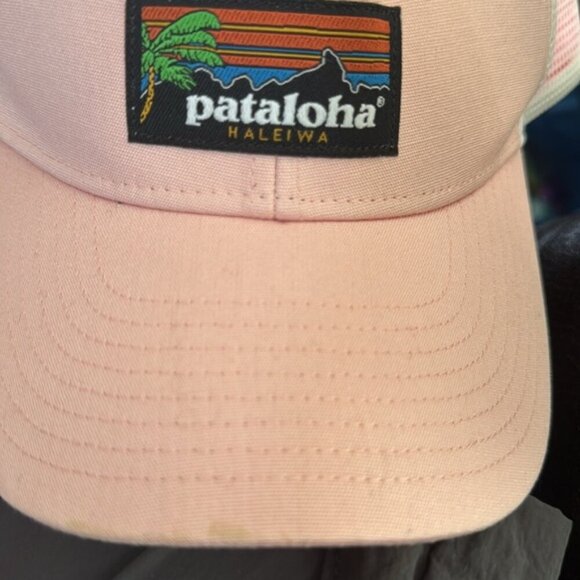 Patagonia Pataloha Haleiwa Snap Back Hat Hawaii Pink White - Picture 3 of 8